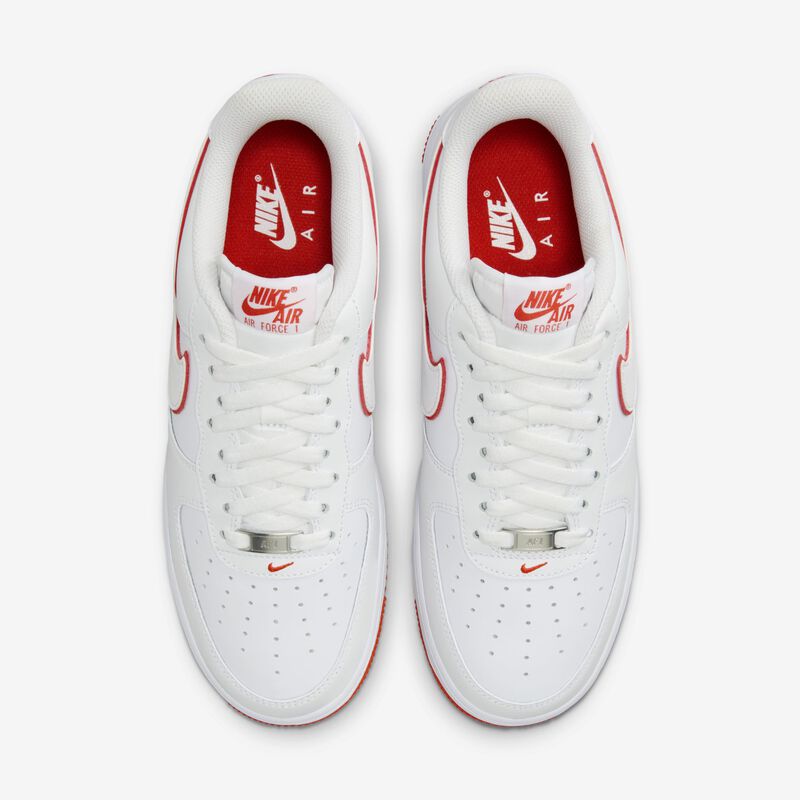 Nike Air Force 1 '07, Blanco/Rojo picante/Blanco, hi-res