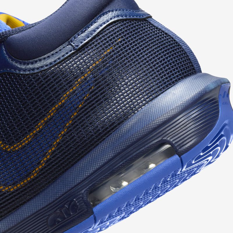 LeBron Witness 8, Azul Marino Medianoche/Dorado Universitario/Gris Humo Claro/Hiperreal, hi-res