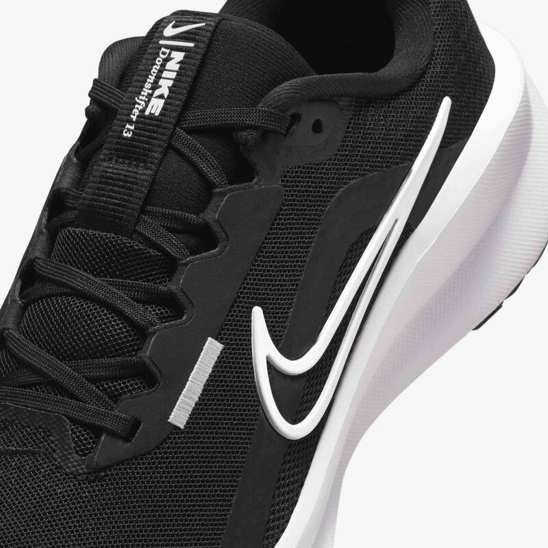 Nike Downshifter 13, Negro/Gris Ahumado Oscuro/Blanco, hi-res