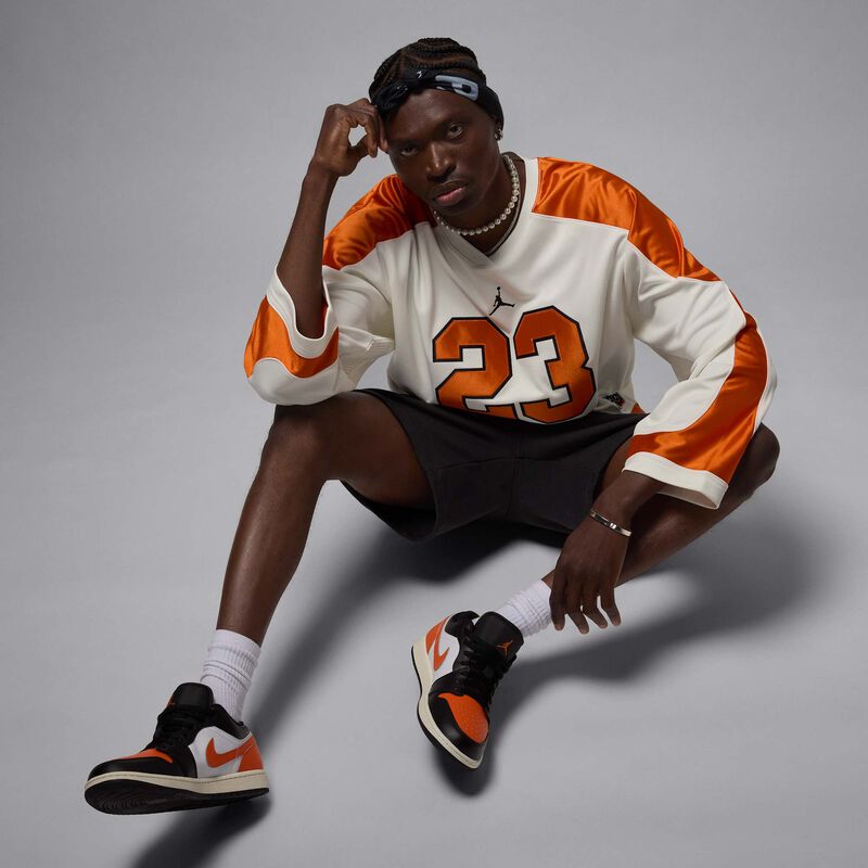 Air Jordan 1 Low, Negro/Blanco/Vela/Estrella de mar, hi-res