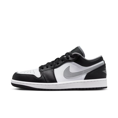 Air Jordan 1 Low, Negro/Blanco/Gris part&iacute;cula, hi-res