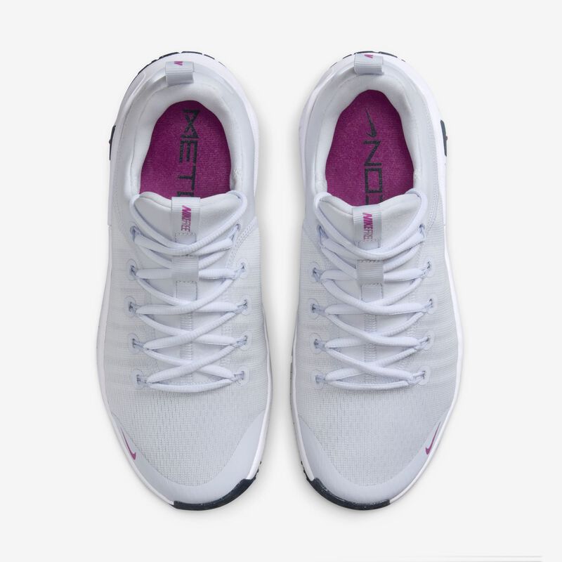 Nike Free Metcon 6, Gris Fútbol/Fucsia Intenso-Azul Marino, hi-res