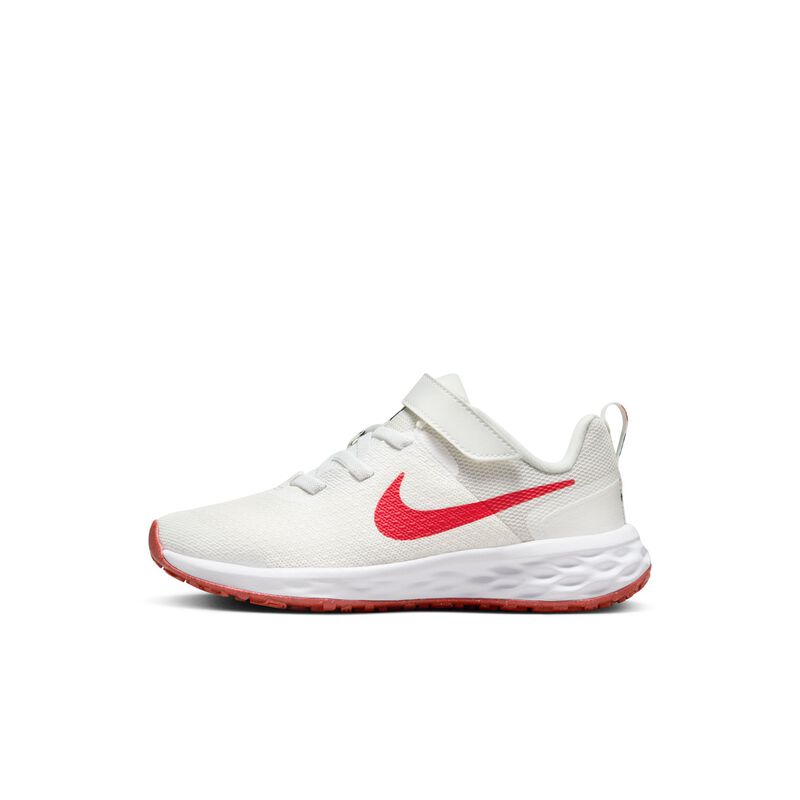 Nike Revolution 6, Blanco Cumbre/Obsidiana/Blanco/Pista Roja, hi-res