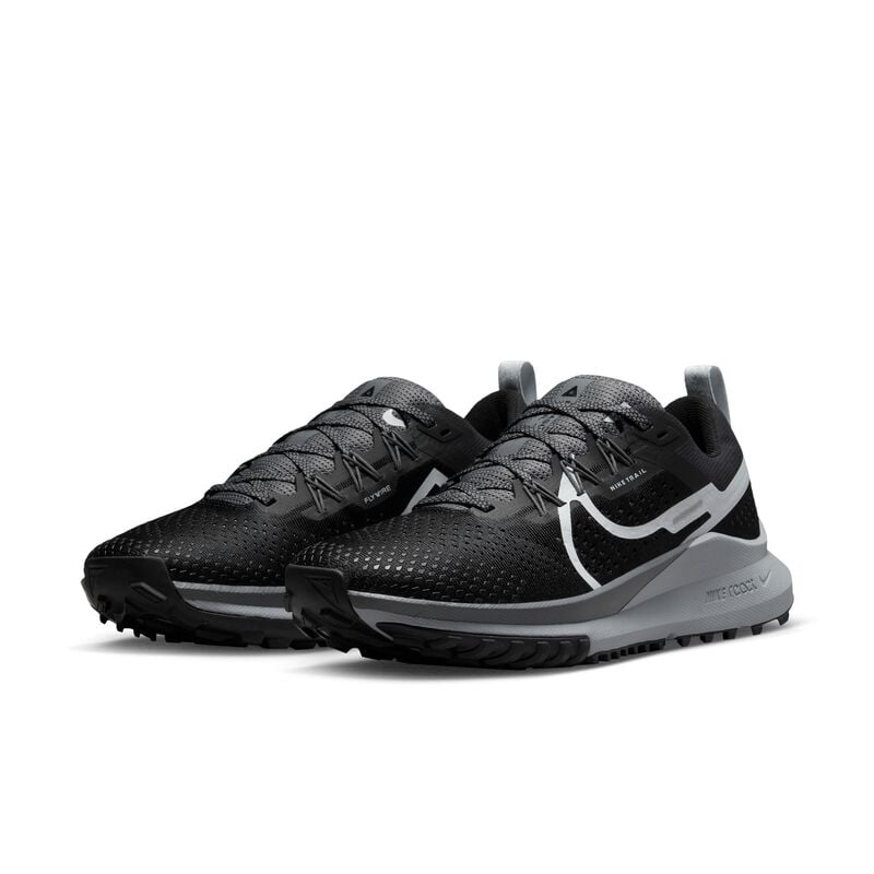 Nike React Pegasus Trail 4, Negro/Gris oscuro/Gris lobo/Halo, hi-res