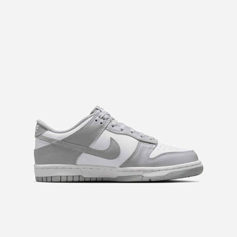 Nike Dunk Low, Blanco/Blanco/Gris Humo Claro, hi-res