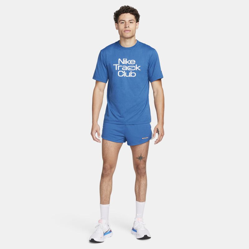 Nike Track Club, Azul Corte/Blanco, hi-res