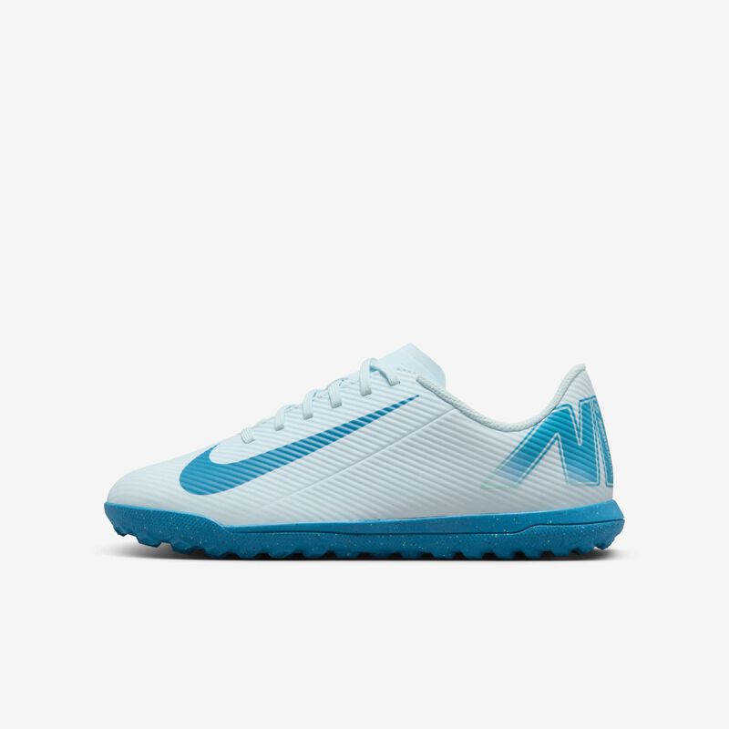 Nike Jr. Mercurial Vapor 16 Club, Blanco/Blanco/Gris Neutro/Verde Oxidado, hi-res