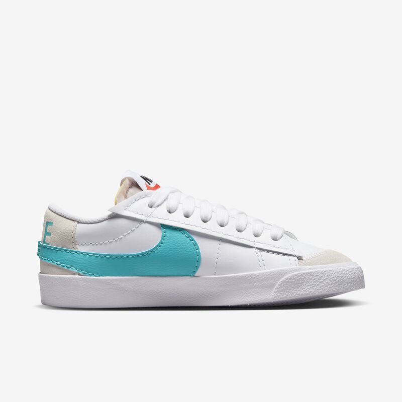 Nike Blazer Low '77 Jumbo, Blanco/Blanco Cumbre/Naranja Equipo/Cactus Polvoriento, hi-res