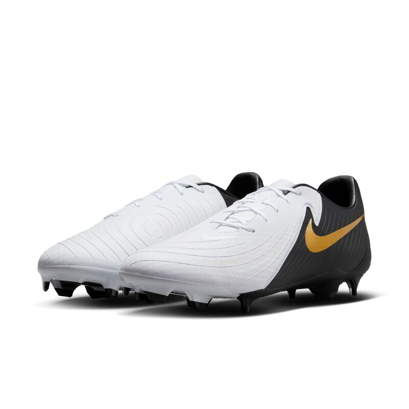 Nike Phantom GX 2 Academy, Blanco/Moneda de oro metálico/Negro, hi-res