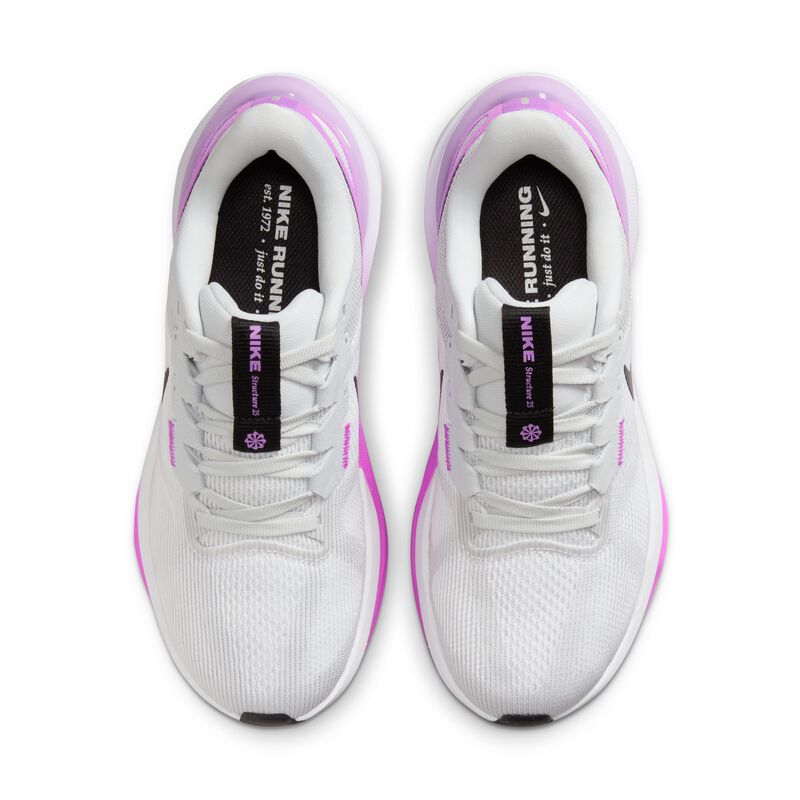 Nike Structure 25, Blanco/Negro-puro platino-fucsia dream, hi-res