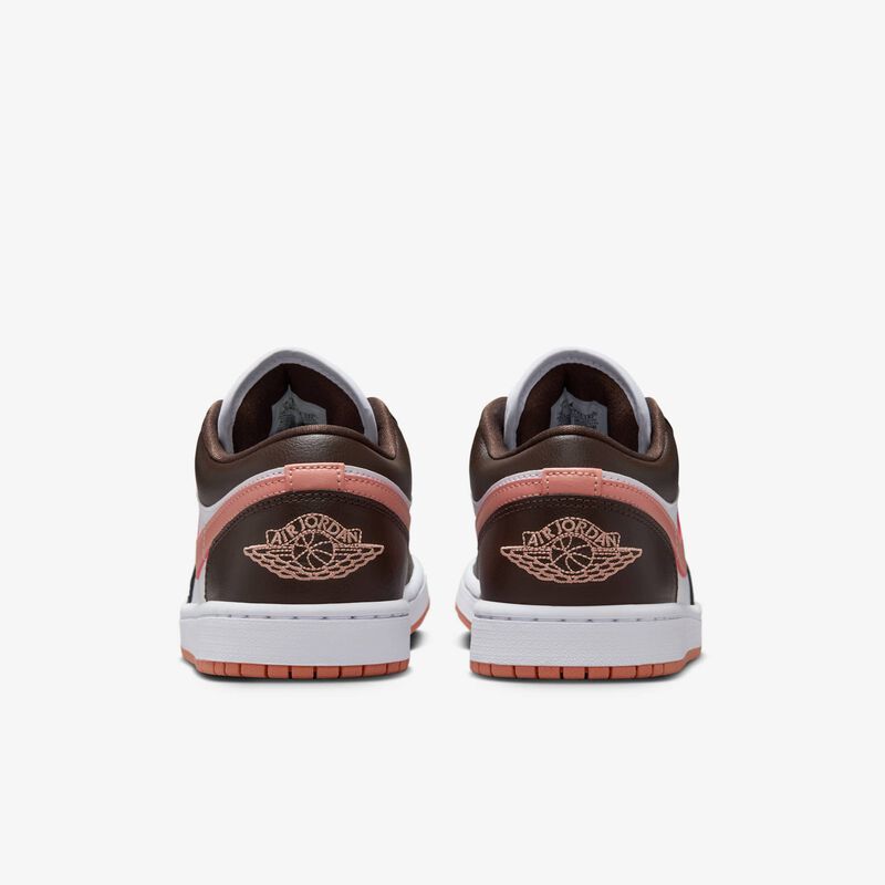 Air Jordan 1 Low, Blanco/Marrón Barroco/Raíz de Madder Claro, hi-res