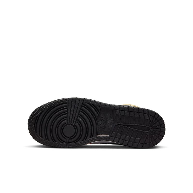 Air Jordan 1 Mid SE, Ascua mágica/Blanco/Negro/Sundial, hi-res