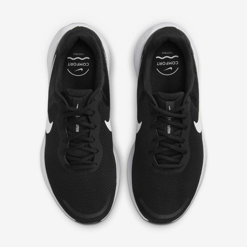 Nike Revolution 7, Negro/Blanco, hi-res