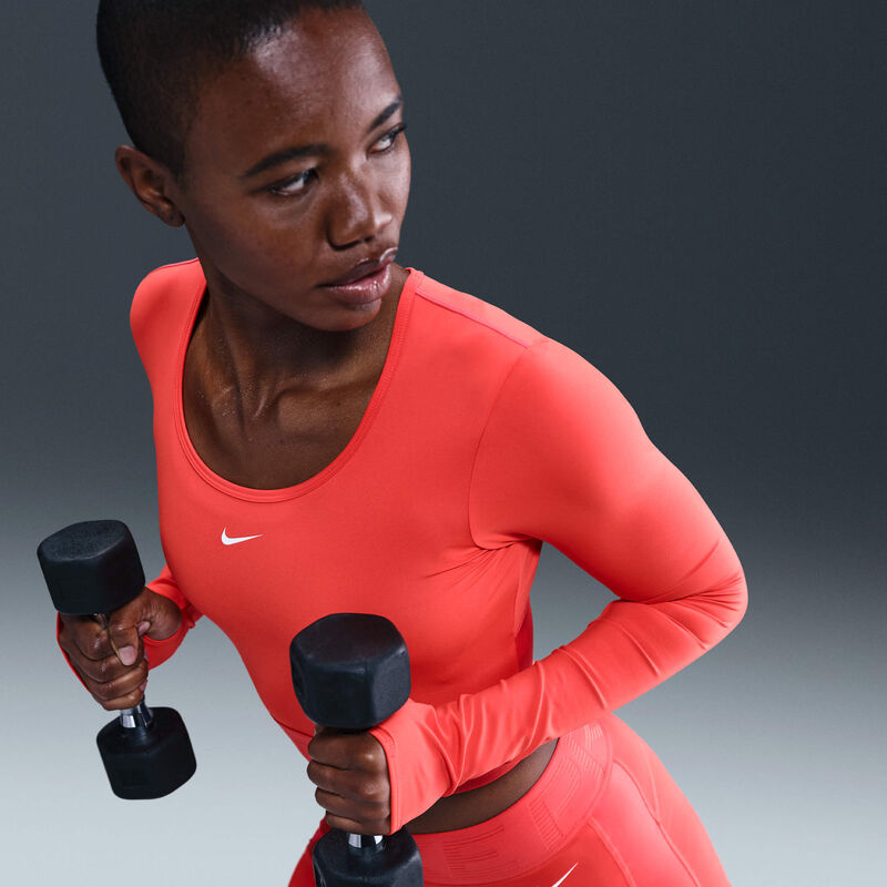 Nike Pro, Teniente Carmesí/Resplandor De Brasas/Blanco, hi-res