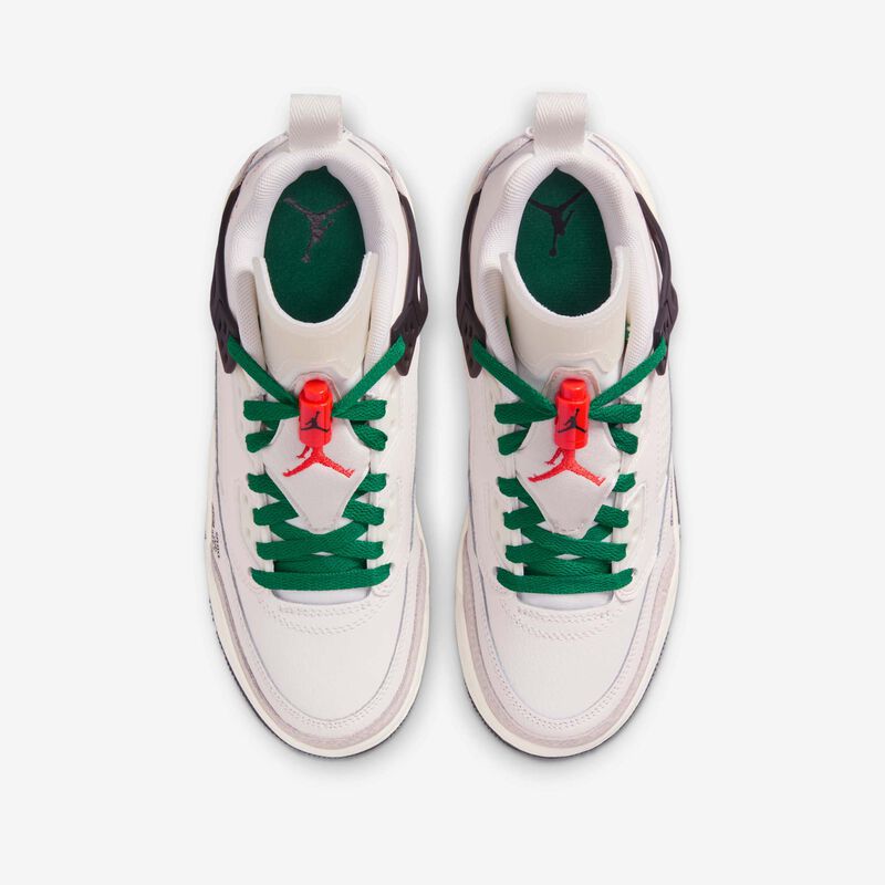 Jordan Spizike Low, Vela/Negro/Verde Pino/Naranja, hi-res