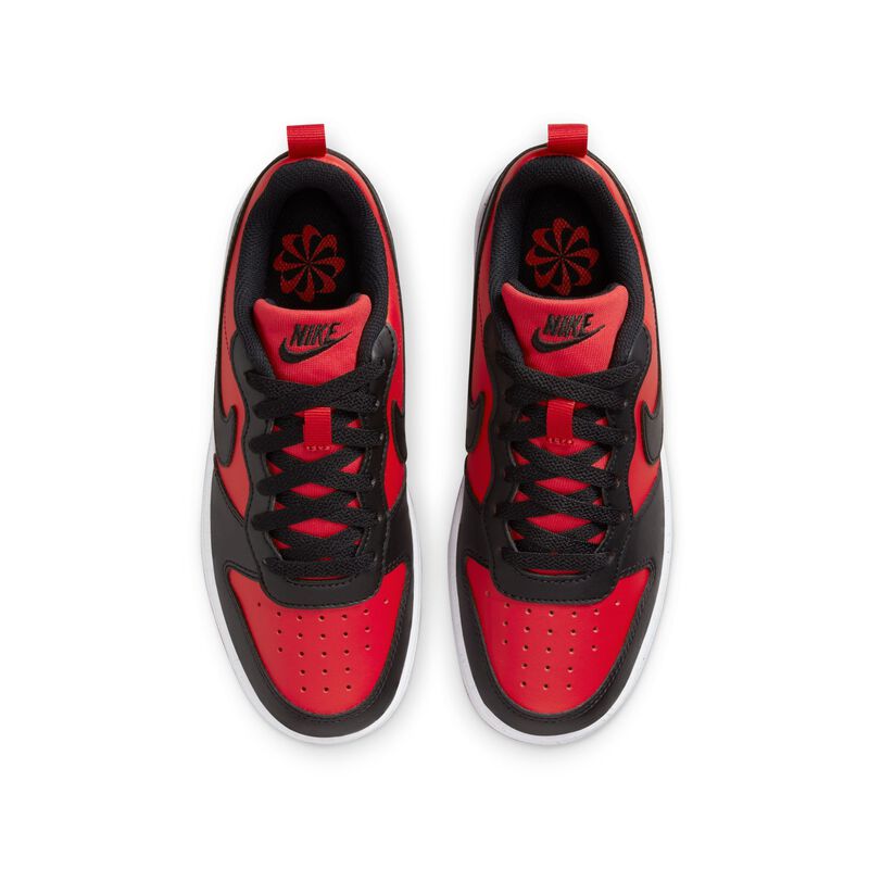 Nike Court Borough Low Recraft, Rojo Universitario/Blanco/Negro, hi-res