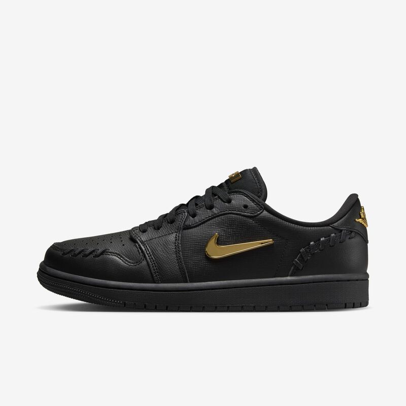Air Jordan 1 Low Method of Make, Negro/Oro Metalizado, hi-res
