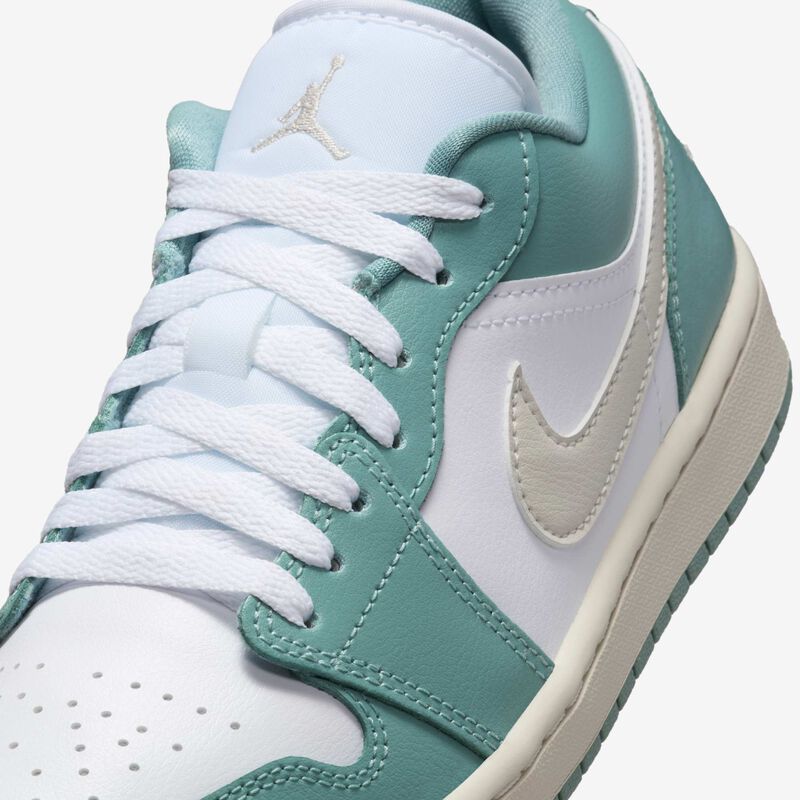 Air Jordan 1 Low, Blanco/Cañón/Vela/Marrón Orewood Claro, hi-res