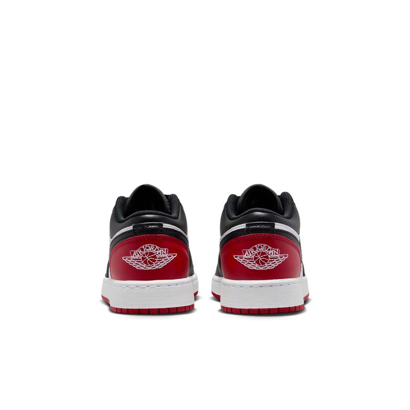 Air Jordan 1 Low, Blanco/Rojo Varsity/Blanco/Negro, hi-res