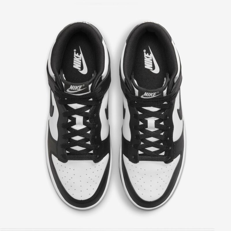 Nike Dunk Mid, Blanco/Negro-Blanco-Negro, hi-res