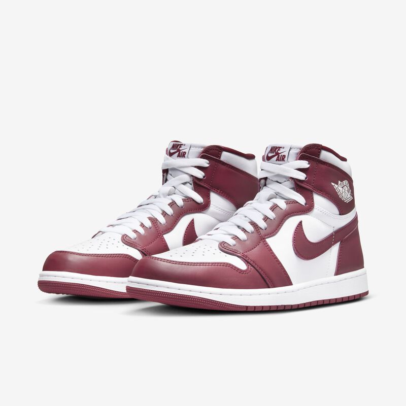 Air Jordan 1 Retro High OG, Blanco/Rojo Equipo, hi-res
