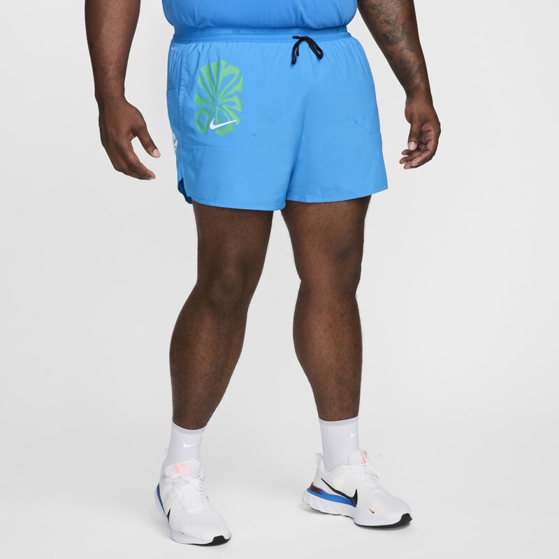 Nike Stride Run Energy, Azul Foto Claro/Negro/Verde Estadio, hi-res