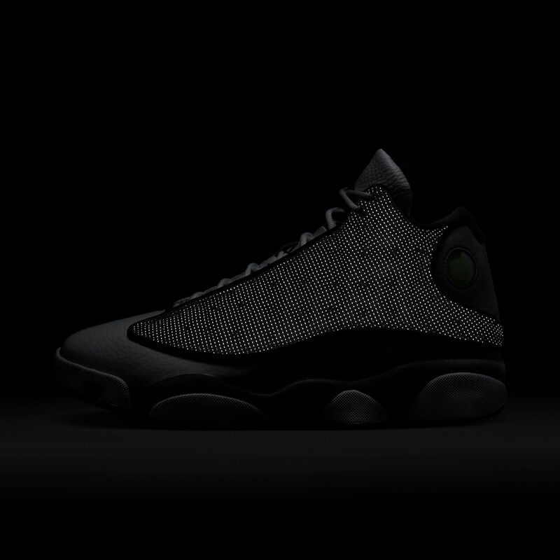 Air Jordan 13 Retro, Negro/Gris Flint/Blanco/Rojo Universitario, hi-res