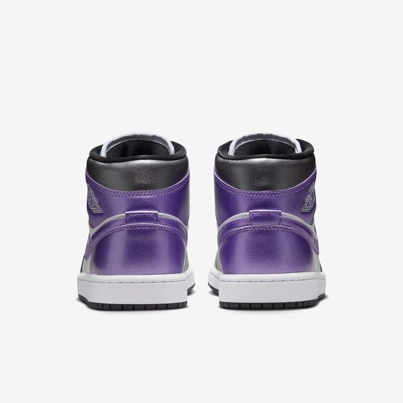 Air Jordan 1 Mid SE, Blanco/Uva Hielo-Negro, hi-res