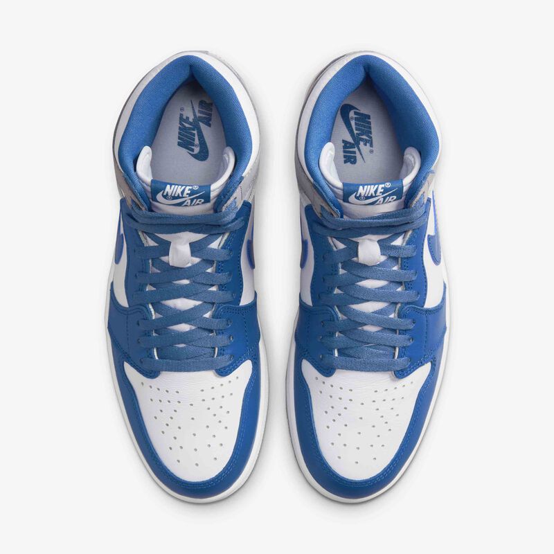 Air Jordan 1 Retro High OG, Azul genuino/Gris cemento/Blanco, hi-res