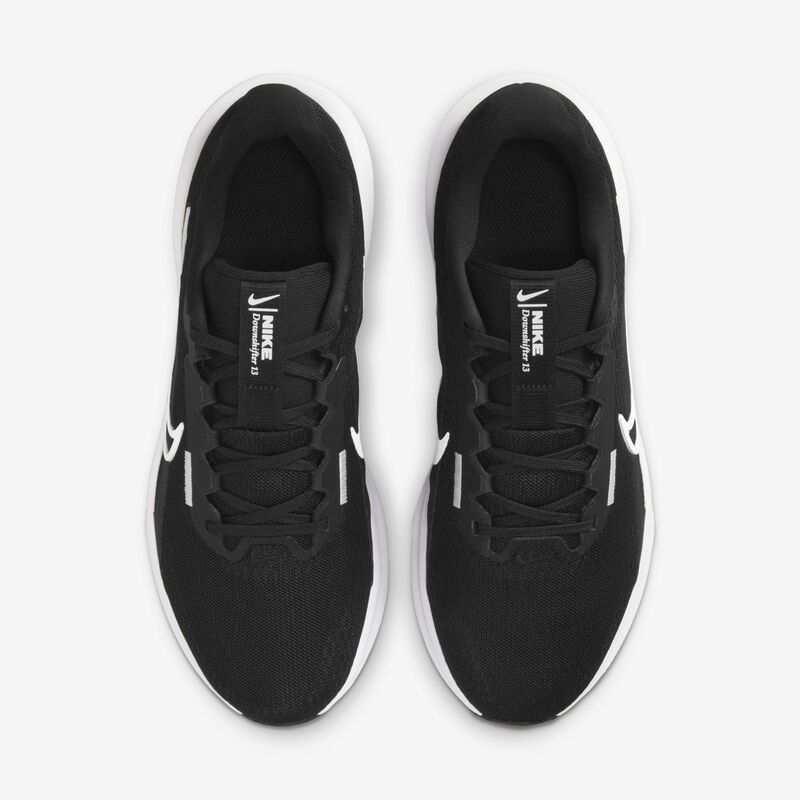 Nike Downshifter 13, Negro/Gris Ahumado Oscuro/Blanco, hi-res