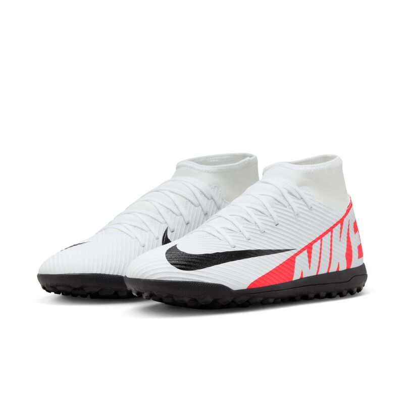 Nike Mercurial Superfly 9 Club TF, Carmesí brillante/Negro/Blanco, hi-res