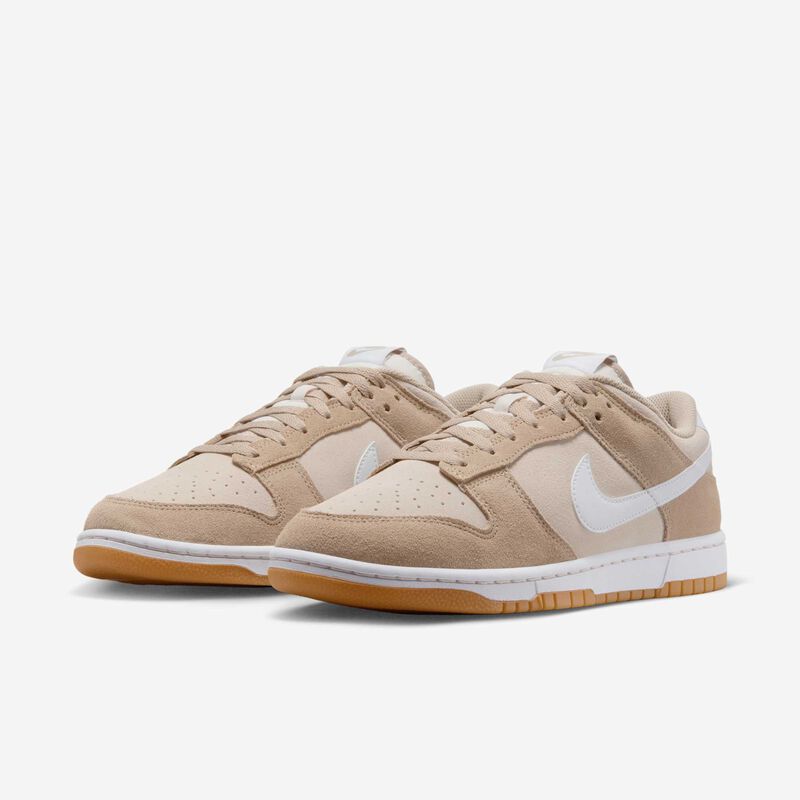Nike Dunk Low Retro SE, Marfil Pálido/Marrón Verdoso Claro/Marrón Claro Goma/Blanco, hi-res