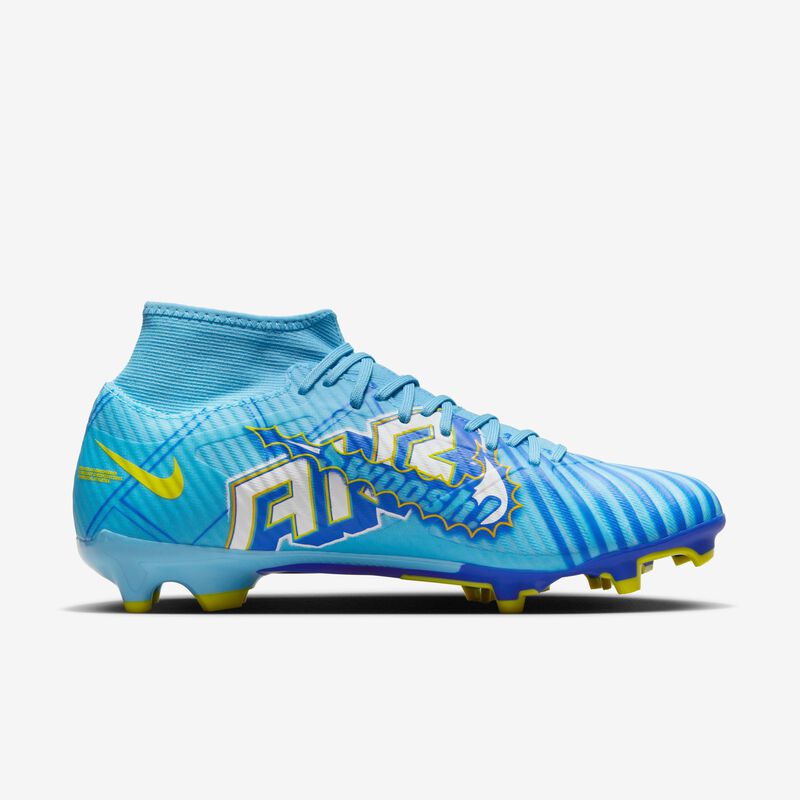 Nike Zoom Mercurial Superfly 9 Academy KM MG, Azul báltico/Blanco, hi-res