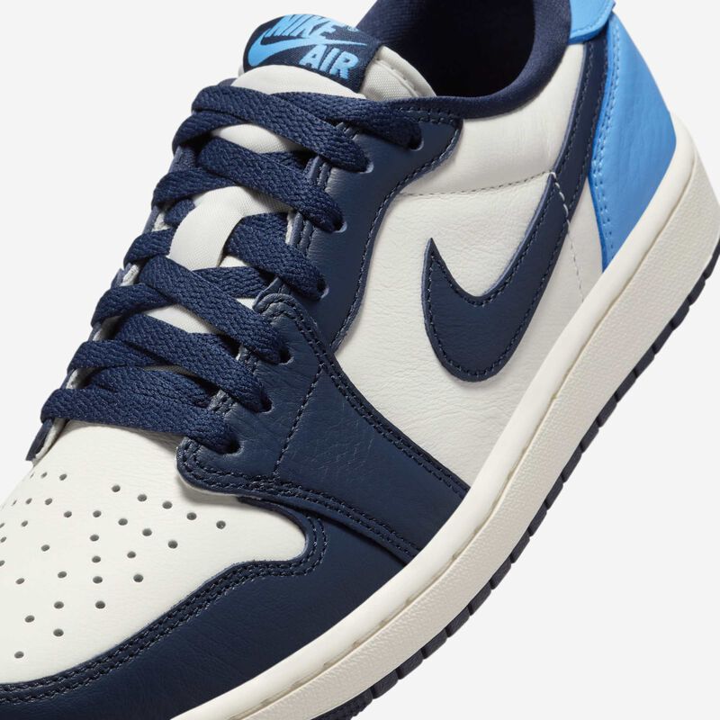 Air Jordan 1 Low OG, Obsidiana/Vela/Azul Universitario, hi-res