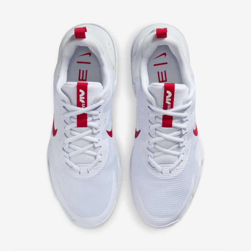 Nike Air Max Alpha Trainer 5, Fútbol Gris/Platino puro/Blanco/Rojo Universidad, hi-res