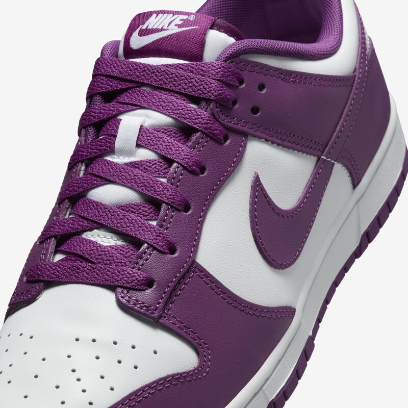 Nike Dunk Low Retro, Blanco/Blanco/Violeta Viotech, hi-res