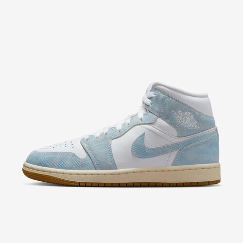 Air Jordan 1 Mid SE, Blanco/Vela/Marrón claro goma/Azul gastado, hi-res