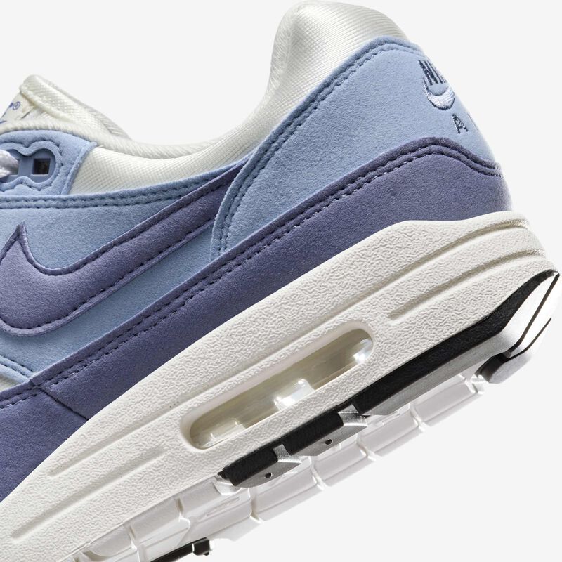 Nike Air Max 1 '87 Textile, Vela/Claro Armory Azul/Negro/Ceniza Pizarra, hi-res