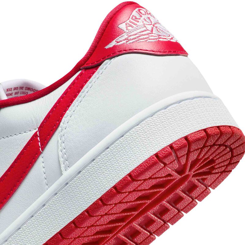 Air Jordan 1 Low OG "White/Red", Blanco/Rojo Universitario-Blanco, hi-res