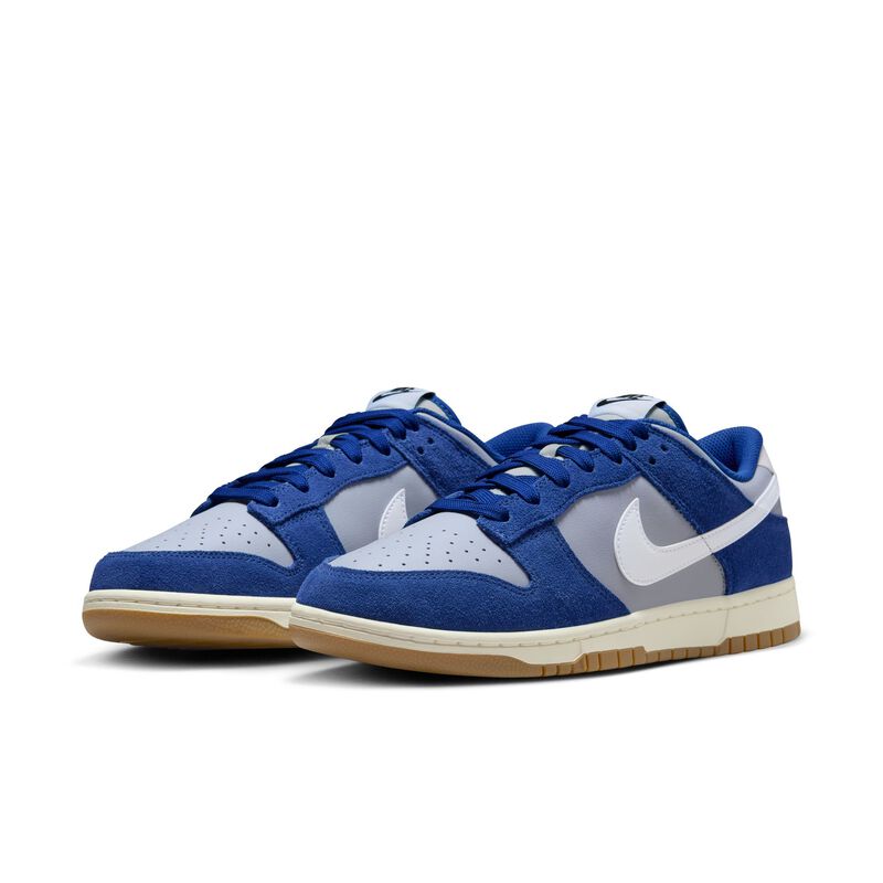 Nike Dunk Low Retro SE, Gris lobo/Azul royal intenso/Vela/Blanco, hi-res