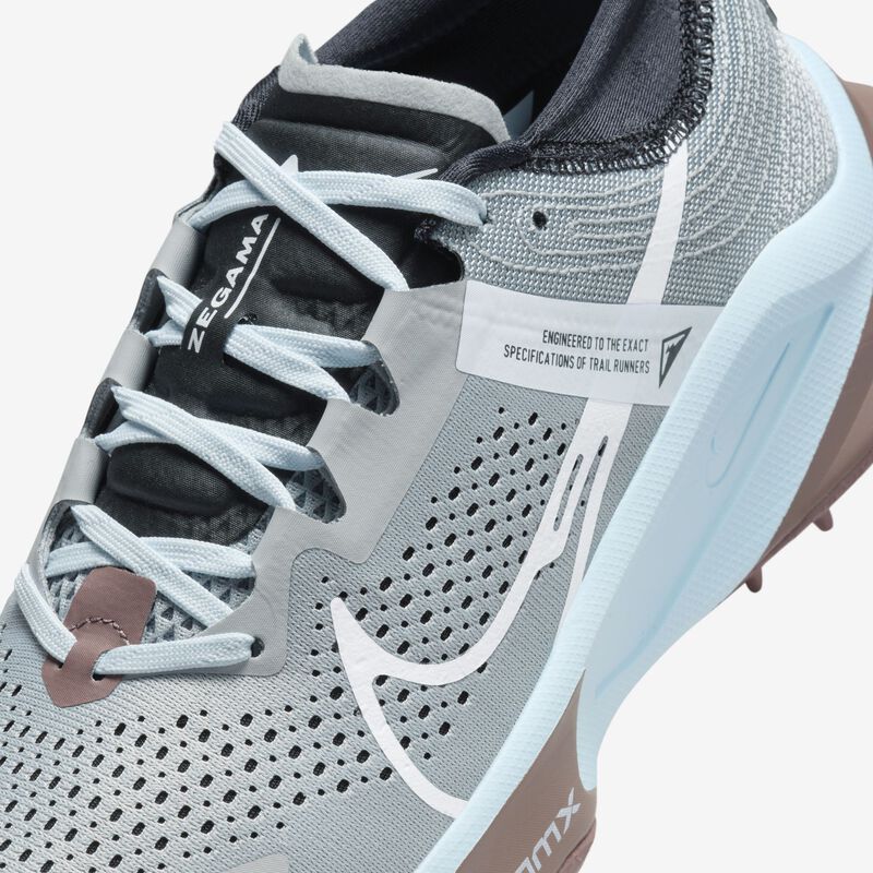 Nike ZoomX Zegama, Gris ahumado claro/Negro/Azul glaciar/Blanco, hi-res
