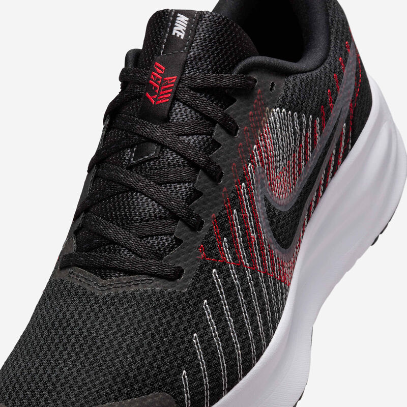Nike Run Defy, Negro/Rojo Universitario/Blanco/Gris Azulado, hi-res