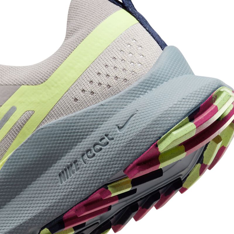 Nike React Pegasus Trail 4, Violeta platino/Morado tinta/Rosa feroz/Verde luminoso, hi-res