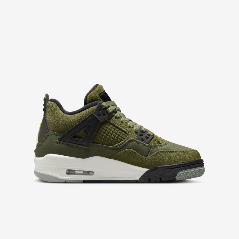 Air Jordan 4 Retro SE Craft, Oliva medio/Caqui militar/Negro/Vainilla pálido, hi-res