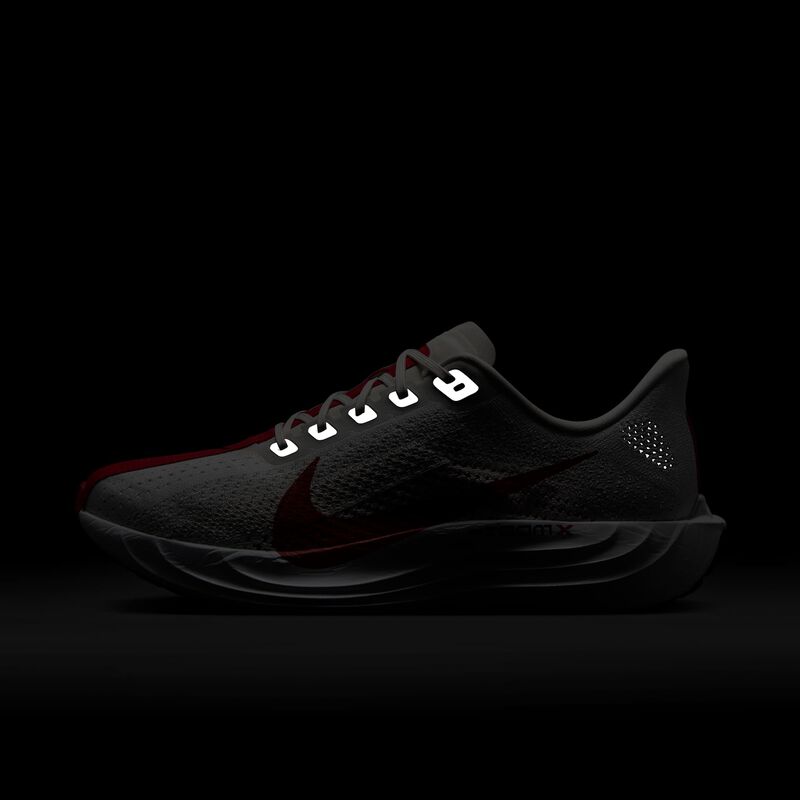 Nike Pegasus Plus, Tinte Platino/Fantasma/Negro/Rojo Universitario, hi-res