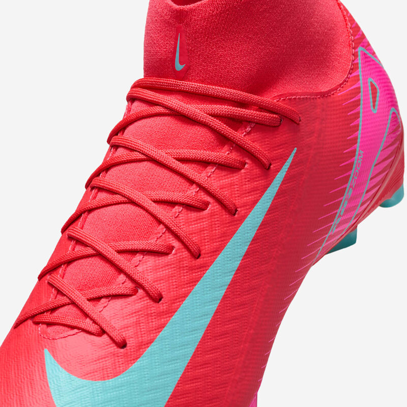 Nike Mercurial Superfly 10 Academy, Brasa Resplandor/Verde Aurora, hi-res