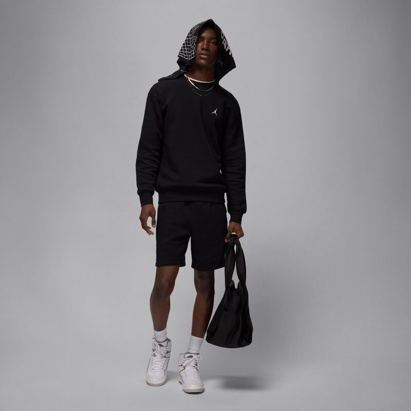 Jordan Brooklyn Fleece, Negro/Blanco, hi-res