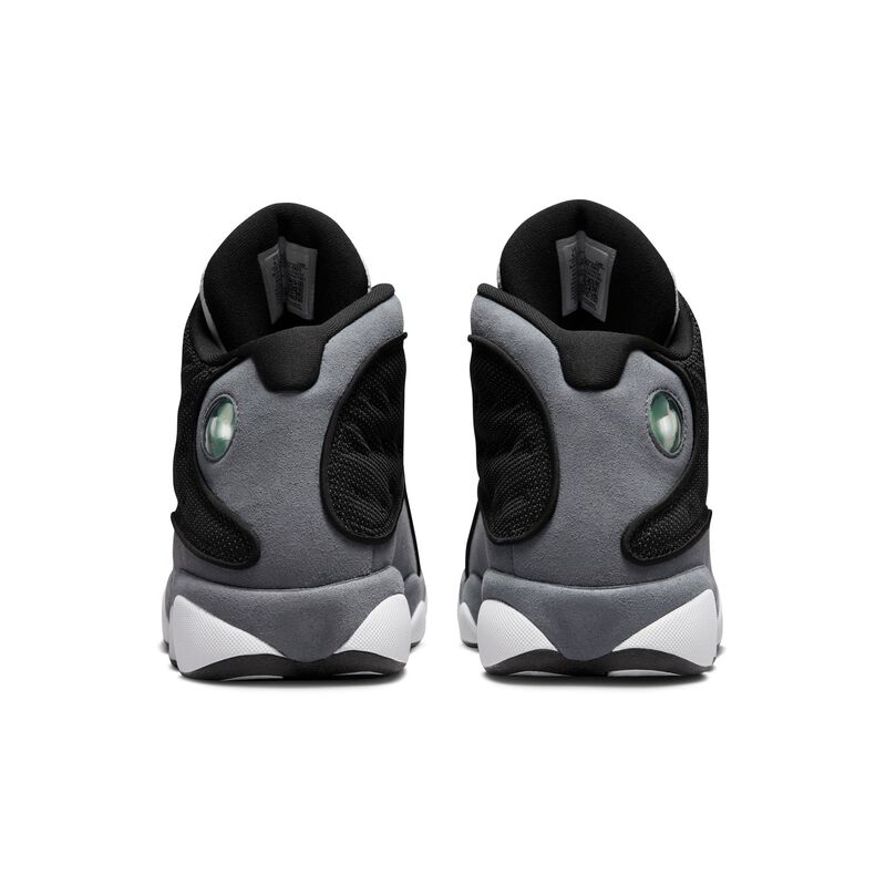 Air Jordan 13 Retro, Negro/Gris Flint/Blanco/Rojo Universitario, hi-res