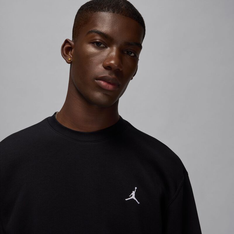 Jordan Brooklyn Fleece, Negro/Blanco, hi-res