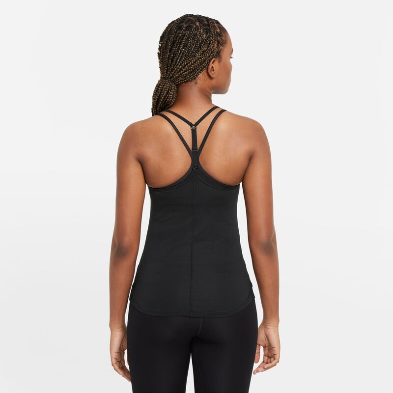 Nike Dri-FIT One Elastika, Negro/Blanco, hi-res